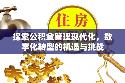 三门探索公积金管理现代化，数字化转型的机遇与挑战
