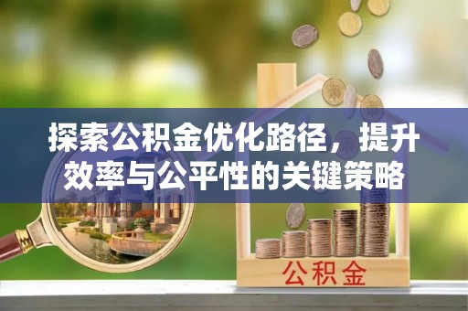 三门探索公积金优化路径，提升效率与公平性的关键策略