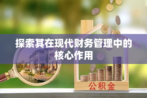 三门探索其在现代财务管理中的核心作用