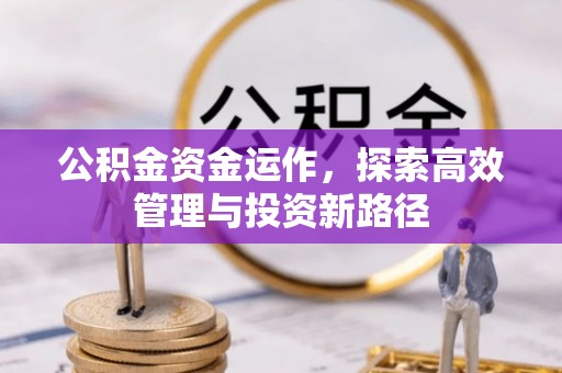 三门公积金资金运作，探索高效管理与投资新路径